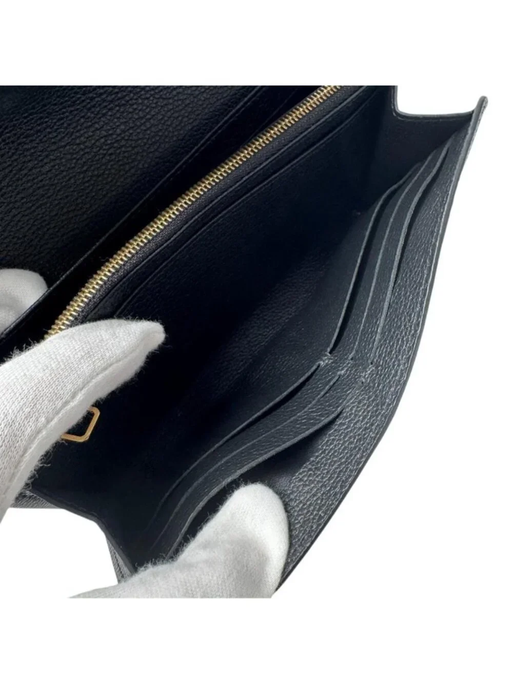 Louis Vuitton Empreinte Portefeuille Sarah IC Black Wallet